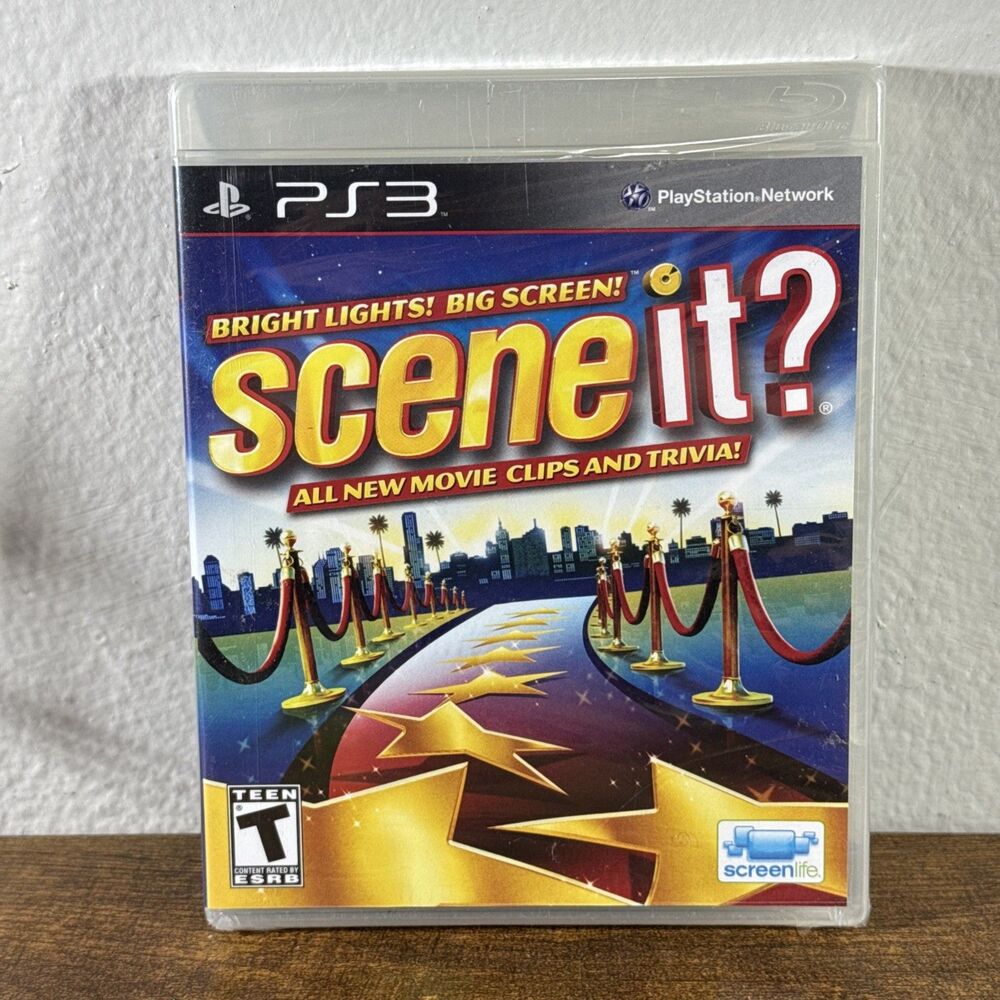 Scene It Bright Lights Big Screen (PlayStation 3, 2009) New